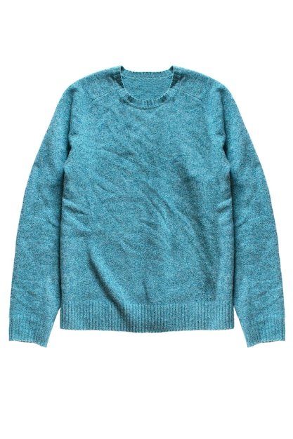 Blauer Pullover isoliert