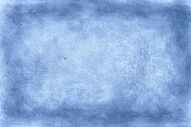 blauer Putzhintergrund / abstrakter kalter Vintage-Hintergrund alte konkrete Textur