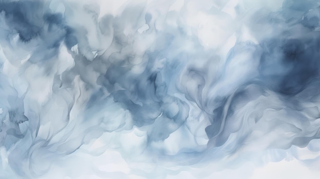Blauer Rauch auf weißem Hintergrund