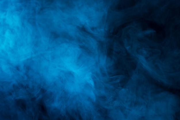 Blauer Rauchhintergrund