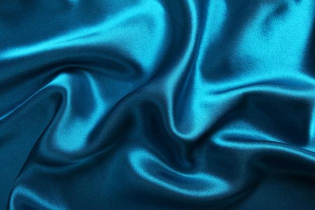 Blauer Satin Hintergrund