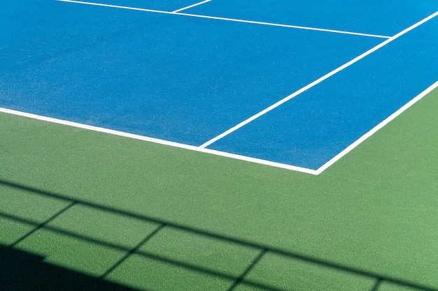 Blauer Tennisplatz