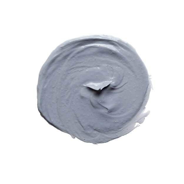 Blauer Ton Gesichtsmaskenabstrich, Acrylfarbe Pinselstrich