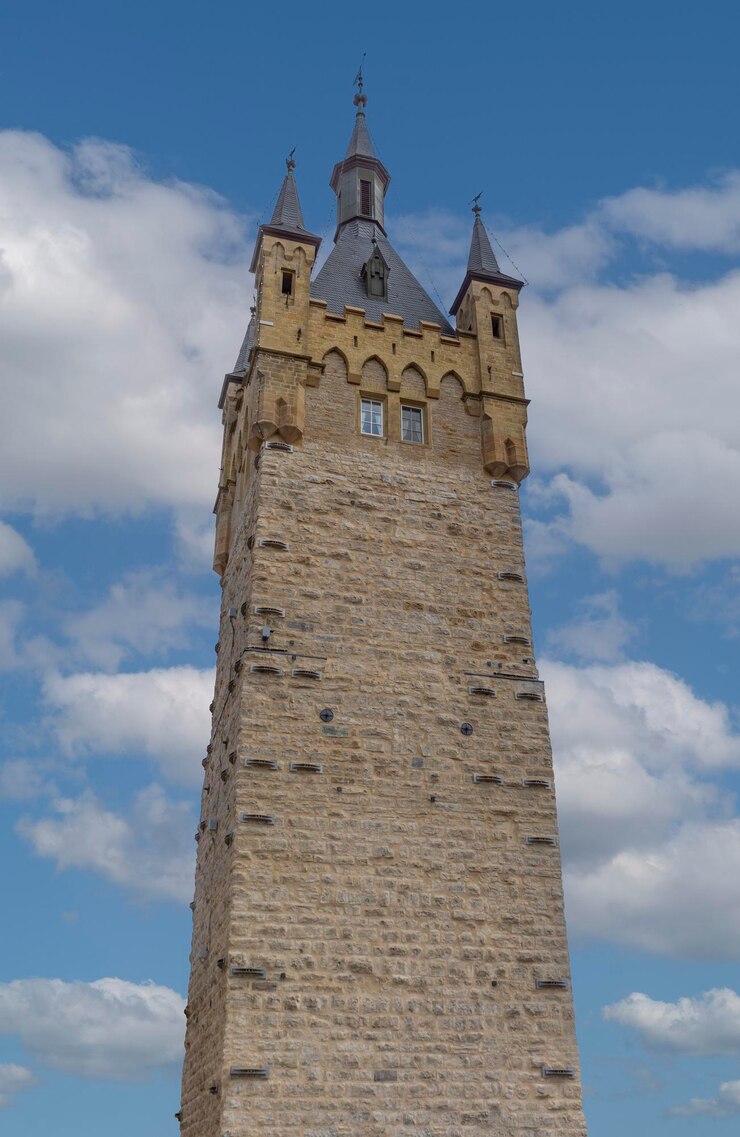 Foto blauer turm in bad wimpfen