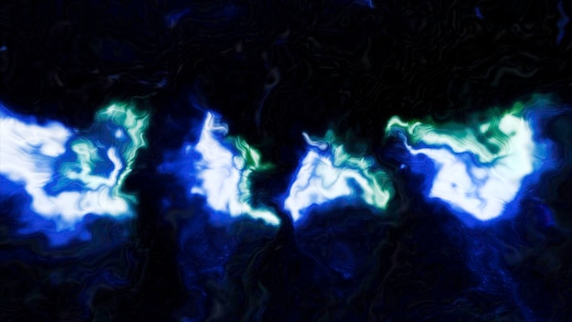 Blauer und rosa Hintergrund Bewegung Helle leuchtende Flecken eines hellen Schattens in 3D-Animation