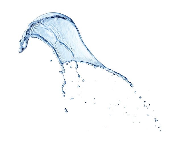 Blauer Wasserspritz