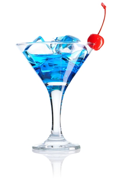 Blaues Curaçao-Cocktail