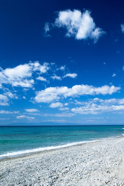 Blaues Meer am Griechenland