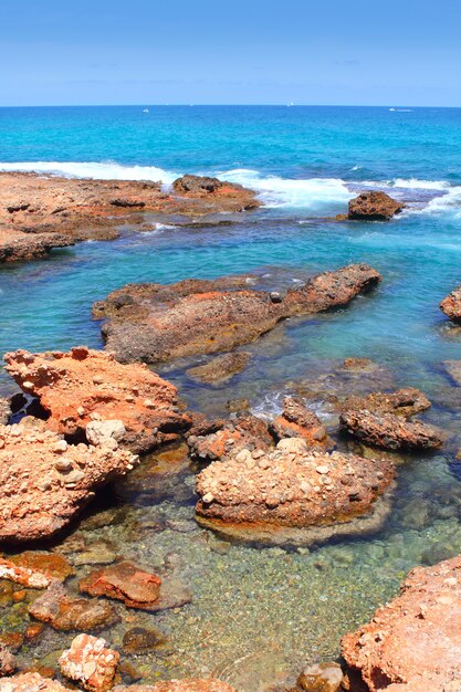 Blaues Mittelmeerufer Las Lasas Denia