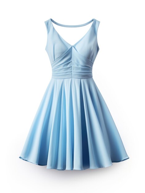 Blaues Sommerkleid für Damen