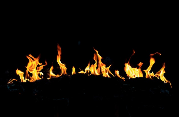 Blaze-Feuer-Flamme-Textur für den Banner-Hintergrund