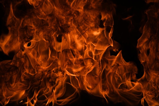 Foto blaze textura de chama de fogo para fundo de banner