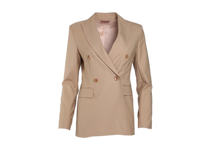 Foto blazer feminino isolado no fundo branco