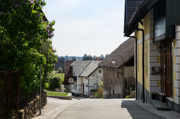 Bled es una ciudad en el lago Bled en Eslovenia