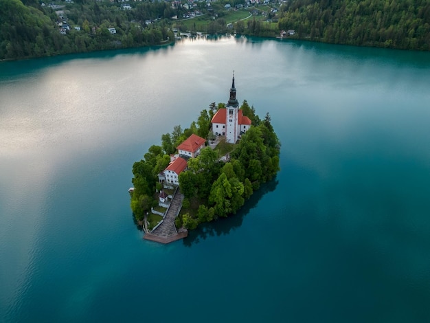 Bleder See mit Kirche auf einer kleinen Insel