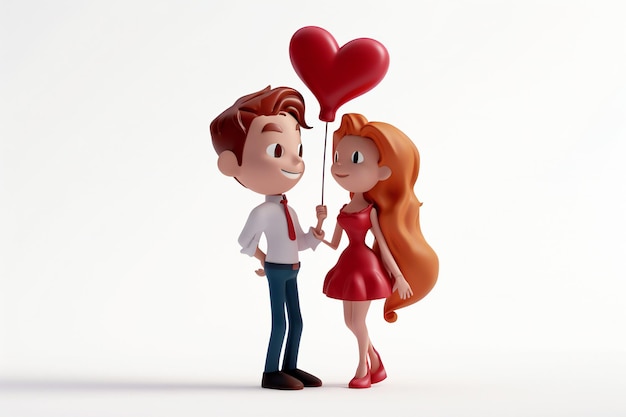 Blended Delight Valentines Couple Magic en 3D (en inglés)