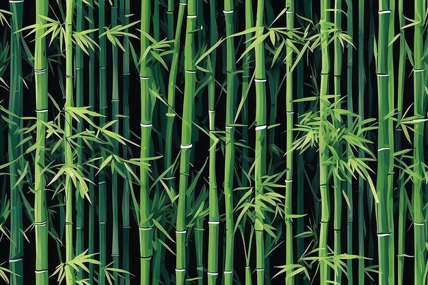 Blendende Bambus-Abstraktion Generative KI