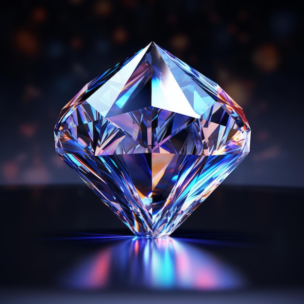 Blendende Brillanz bei der Herstellung einer exquisiten 3D-Diamantglasstruktur