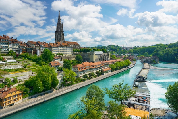 Foto blick auf bern, schweiz