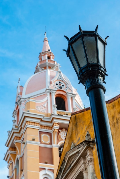 Foto blick auf cartagena de indias, kolumbien