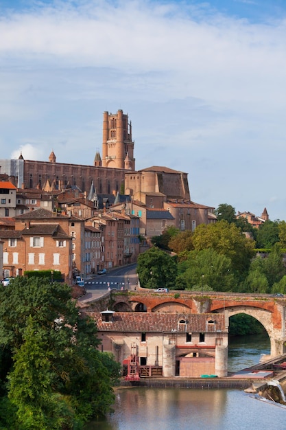 Blick auf das Albi France