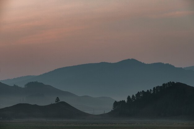 Blick auf das Altai-Gebirge in Richtung Tyungur.