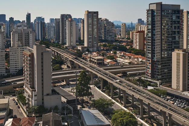 Blick auf das Brooklin-Viertel in Sao Paulo