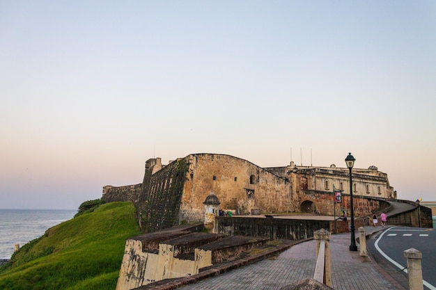 Blick auf das Castillo de San Cristobal in Old San Juan Puerto Rico