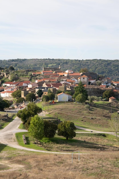 Blick auf das Dorf Castelo Mendo