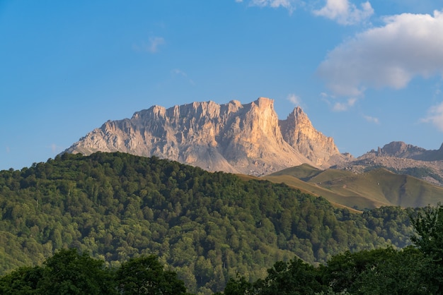 Blick auf das Kapaz-Gebirge