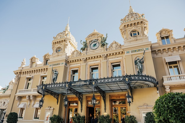 Blick auf das Luxuspalast Grand Casino in Monte Carlo, Monaco.