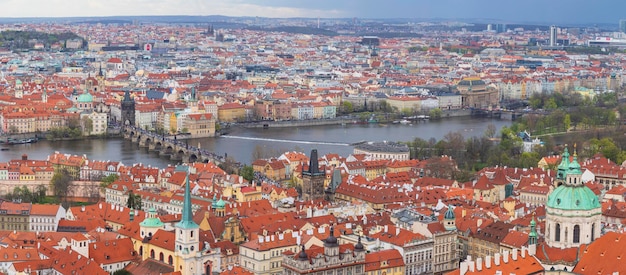 Blick auf das malerische Prag Tschechien