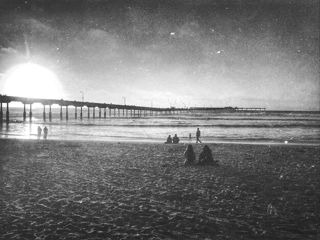 Blick auf das Meer gegen den Himmel