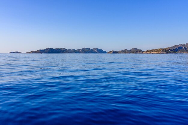 Blick auf das Mittelmeer und das Taurusgebirge