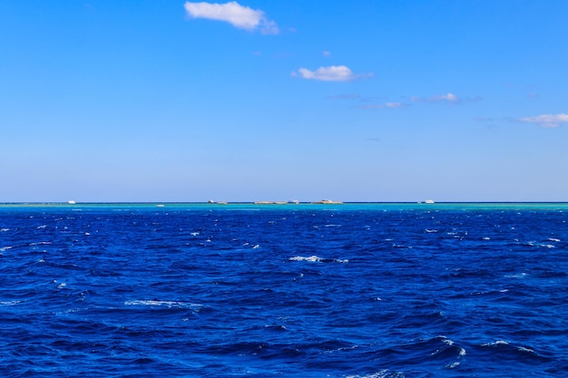 Blick auf das Rote Meer in Hurghada, Ägypten