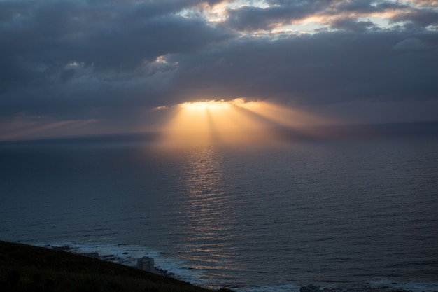 Blick auf das schöne Meer