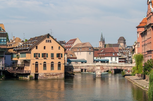 Blick auf das Stadtzentrum von Straßburg. Frankreich