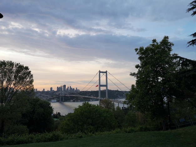 Blick auf den Bosporus von Istanbul Blick auf den Bosporus vom Nakkastepe Park