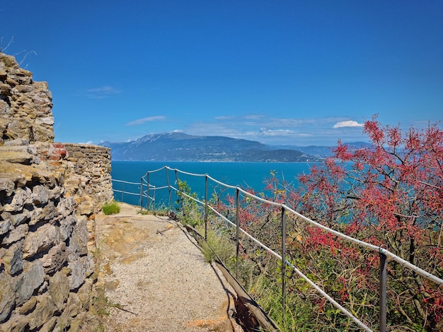 Blick auf den Gardasee von Rocca di Manerba