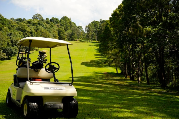 Blick auf den Golfplatz