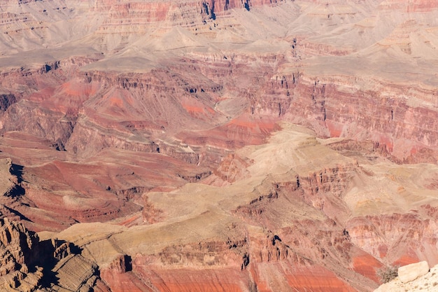 Blick auf den Grand Canyon vom South Rim im Winter.