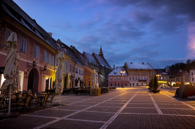 Blick auf den Hauptplatz von Brasov