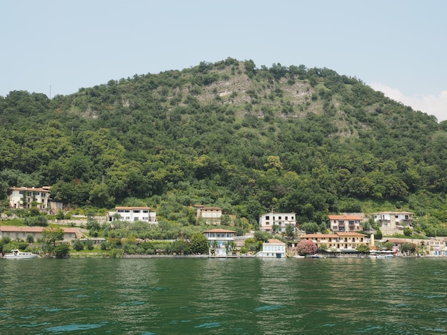 Blick auf den Iseosee