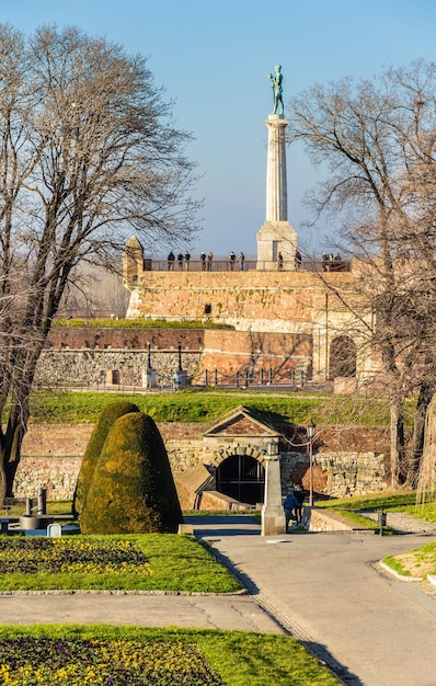 Blick auf den Kalemegdan Park in Belgrad, Serbien