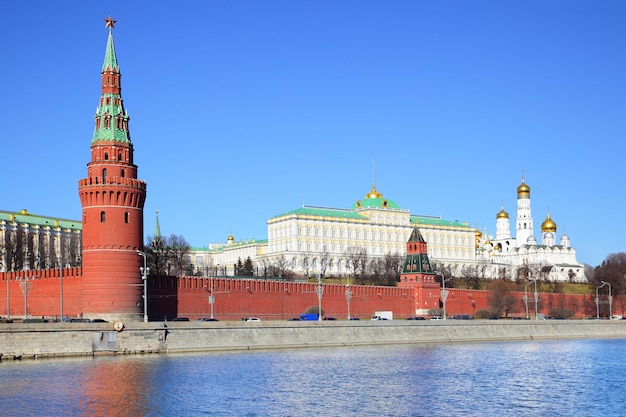 Blick auf den Kreml in Moskau, Russland