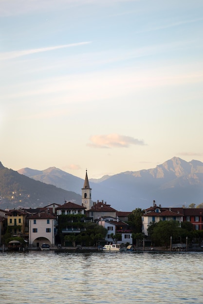 Blick auf den Lago Maggiore, Italien