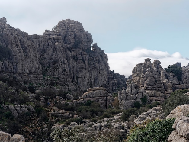 Blick auf den Naturpark El Torcal de Antequera