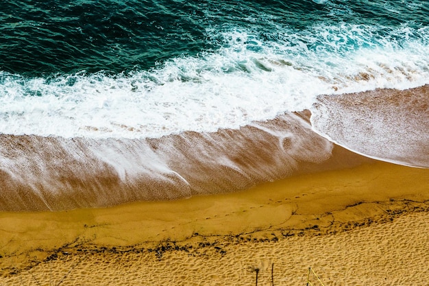 Foto blick auf den strand