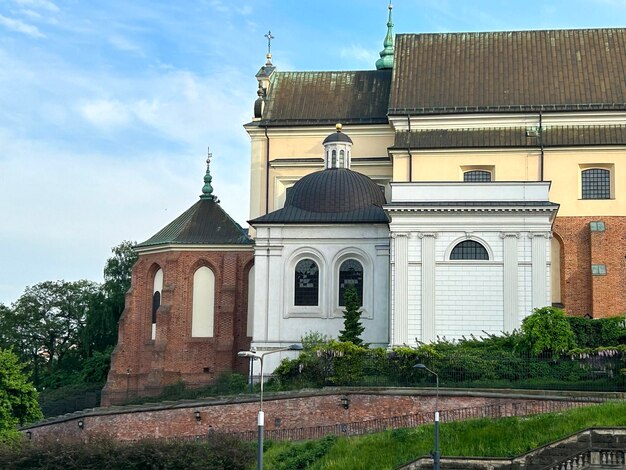 Blick auf die Altstadt am Sommertag Warschau Polen