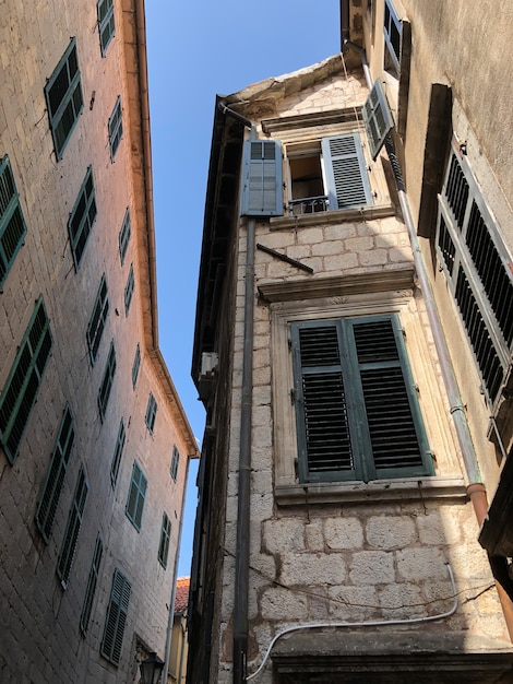 Blick auf die altstadt von kotor in montenegro.